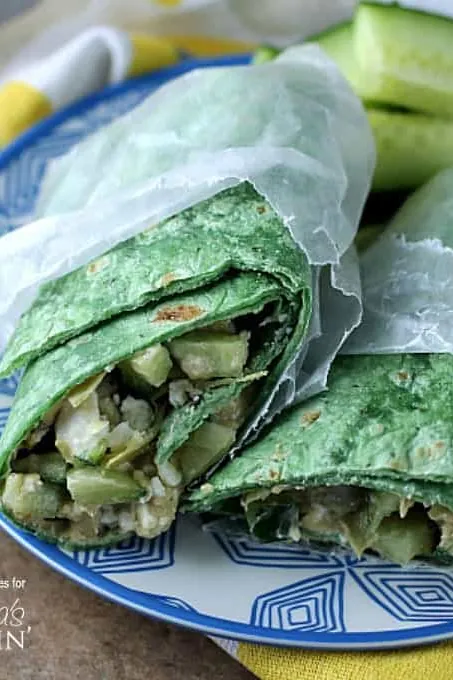 Mediterranean Veggie Wrap