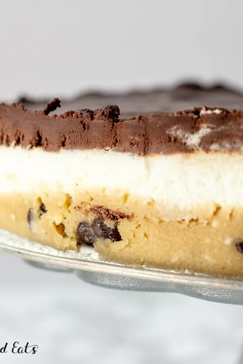 No Bake Cookie Dough Cheesecake