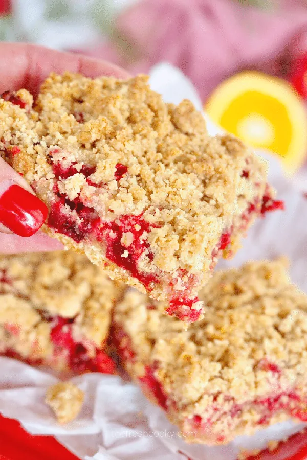 Oatmeal Cranberry Bars