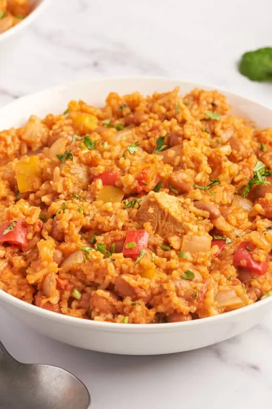 One-Pot Chicken Burrito Bowl