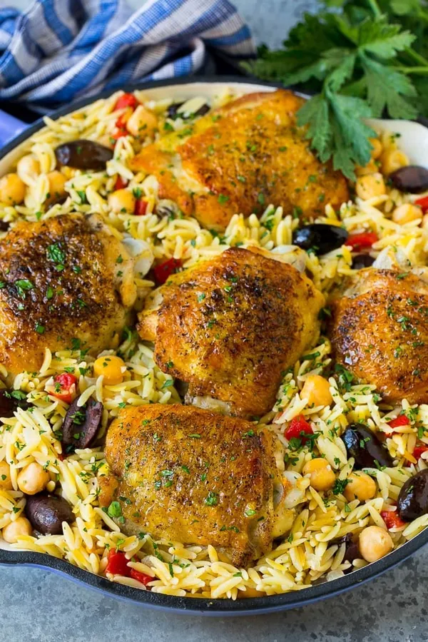 One Pot Mediterranean Chicken