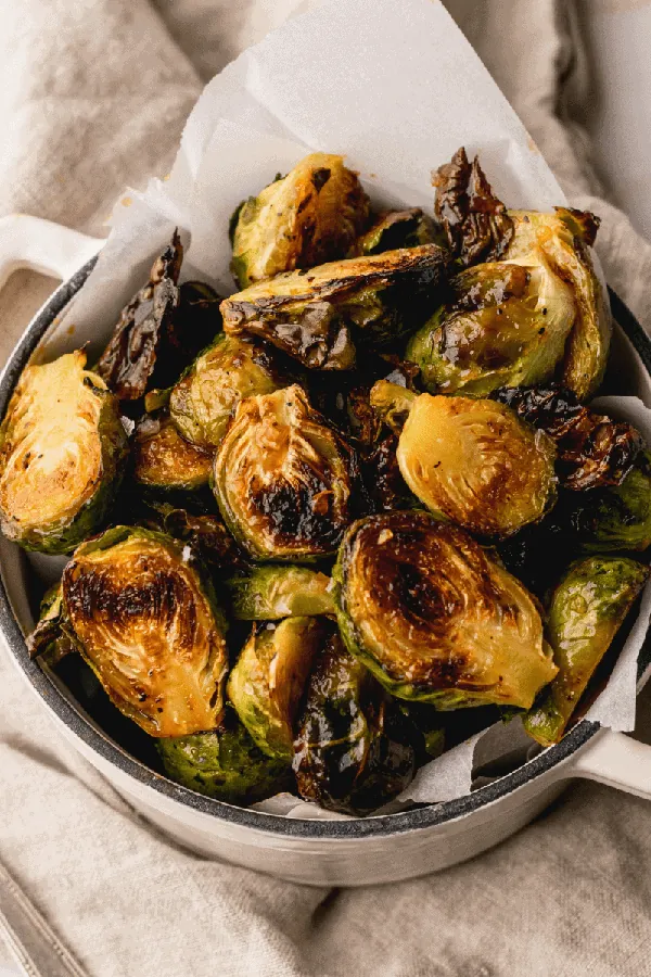 Oven Roasted Honey Sriracha Brussels Sprouts
