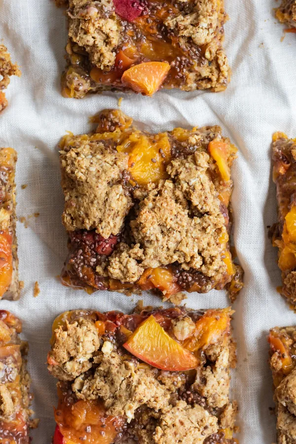 Peach Cobbler Bars