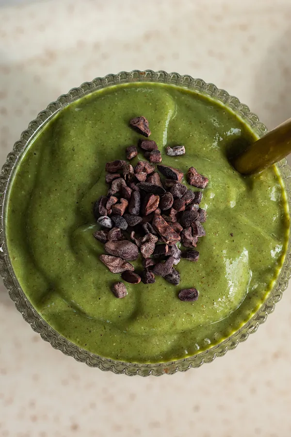 Pistachio Banana Smoothie with Avocado