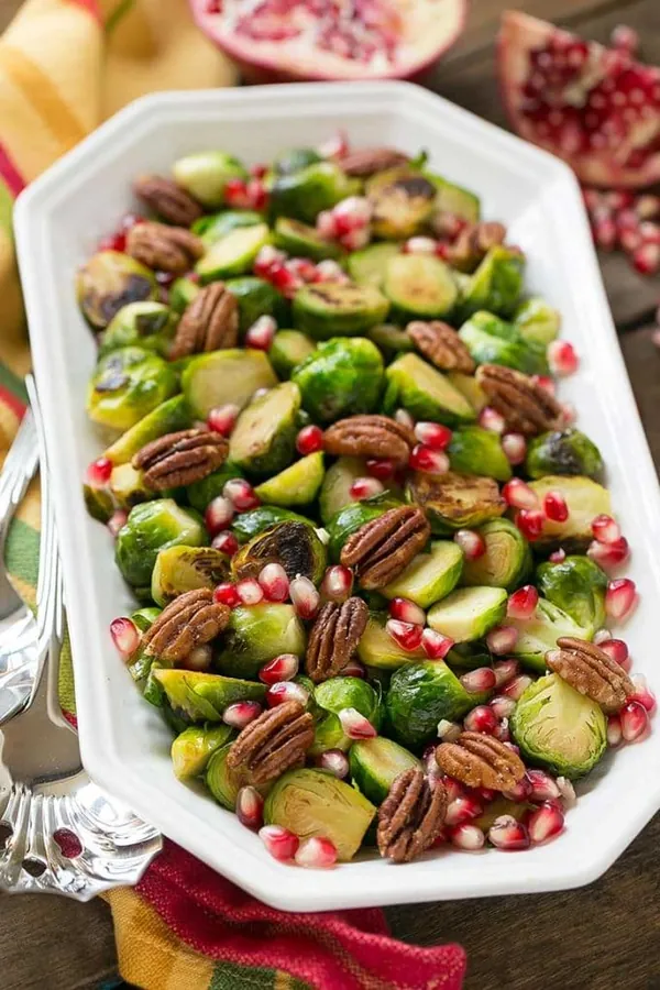 Pomegranate Brussels Sprouts