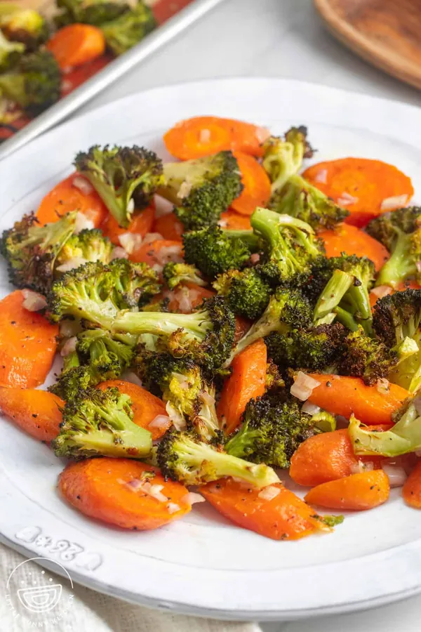 Roasted Broccoli and Carrots