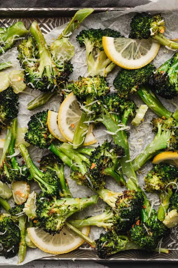 Roasted Parmesan Broccoli
