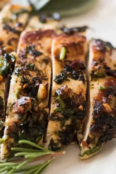 Sage and Macadamia Crusted Chicken Breasts