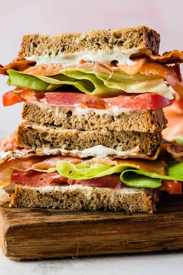 Salmon BLT Sandwich