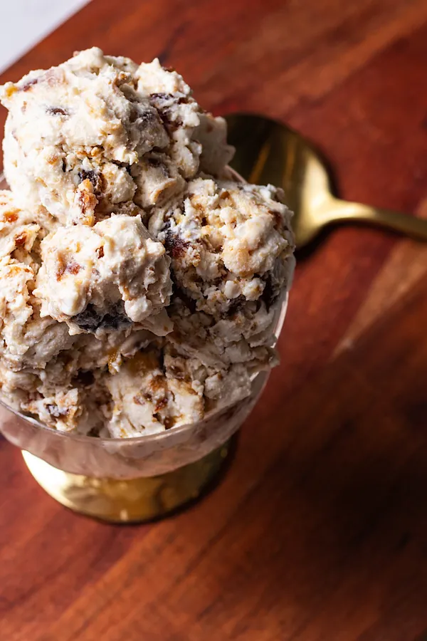 Salted Caramel Cottage Cheese Ice Cream (high protein)