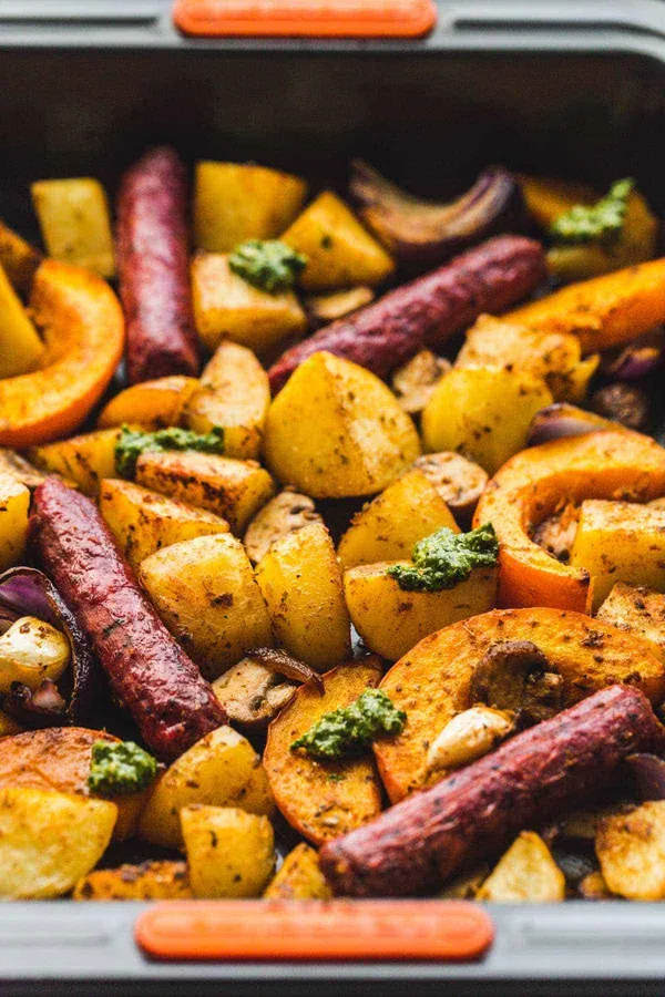 Sheet Pan Sausage and Veggies