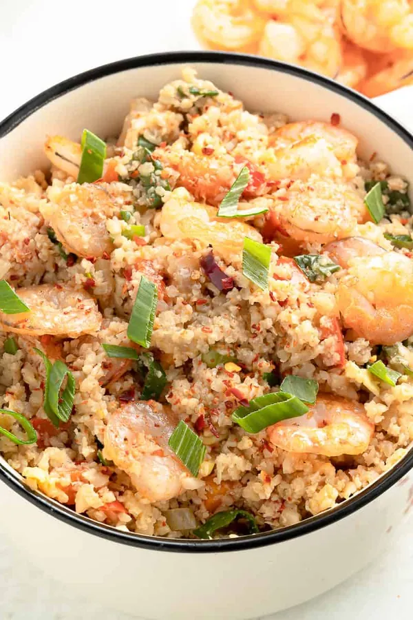 Shrimp Cauliflower Fried Rice