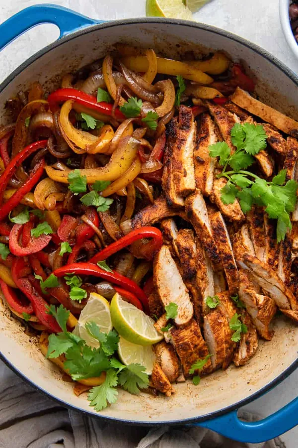 Skillet Chicken Fajitas