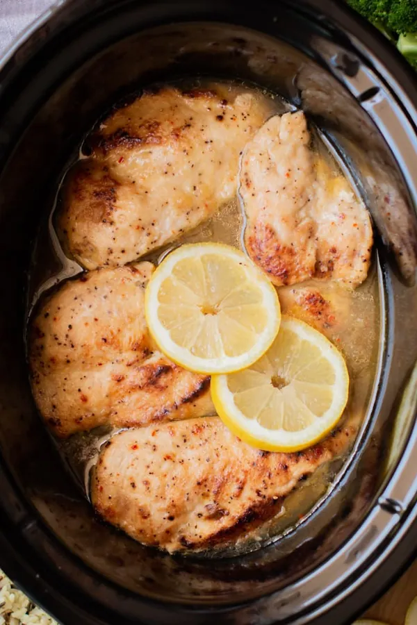 Slow Cooker Lemon Chicken