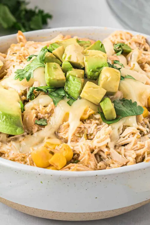 Slow Cooker Verde Chicken Chili