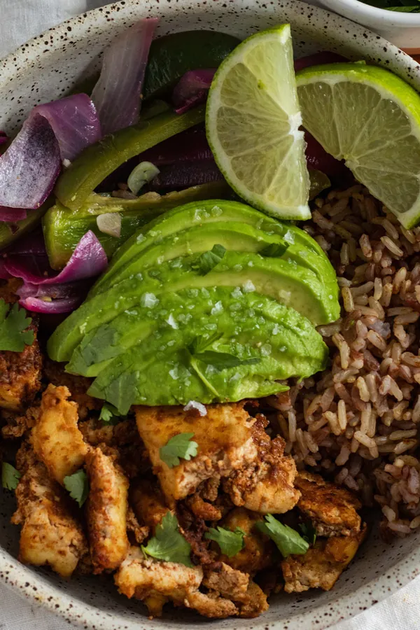Smoked Tofu Burrito Bowl