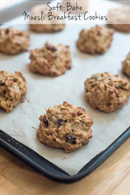 Soft-Bake Muesli Breakfast Cookies