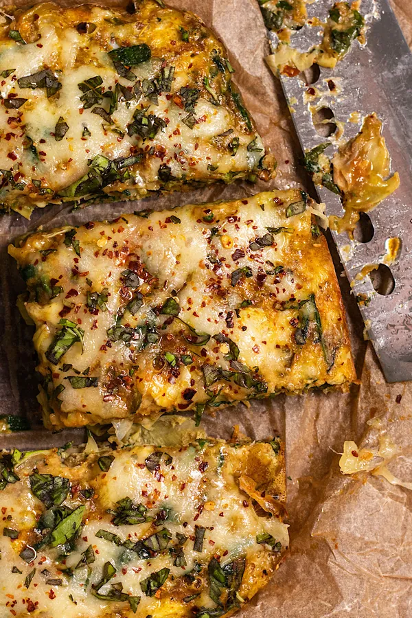 Spinach and Artichoke Egg Bars
