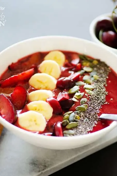 Stone Fruit Smoothie Bowl
