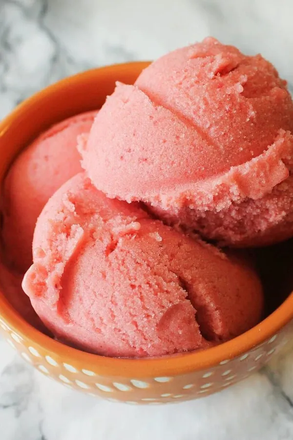 Strawberry Banana Sorbet Recipe