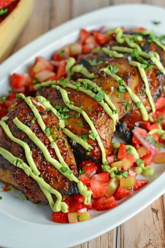 Strawberry BBQ Chicken