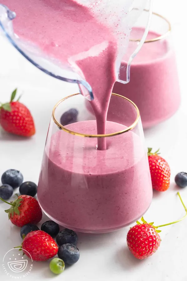 Strawberry Blueberry Smoothie