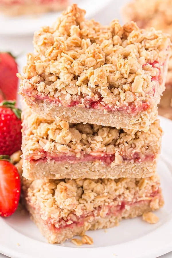 Strawberry Oatmeal Bars