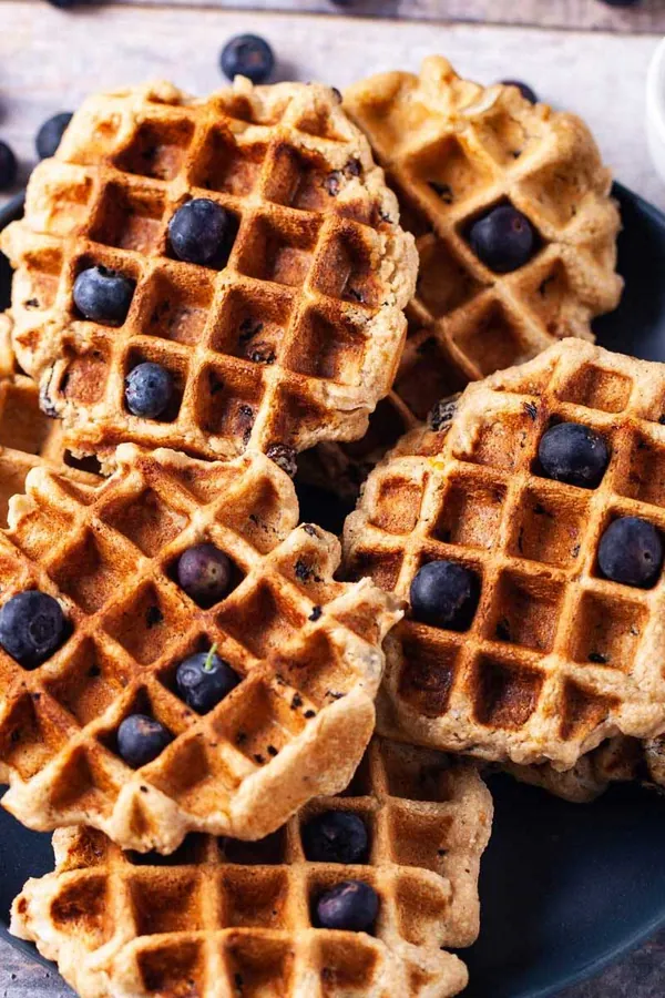 Sweet And Hearty Gluten-Free Oat Flour Waffles