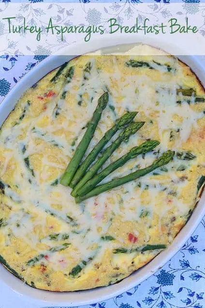 Turkey Asparagus Breakfast Bake