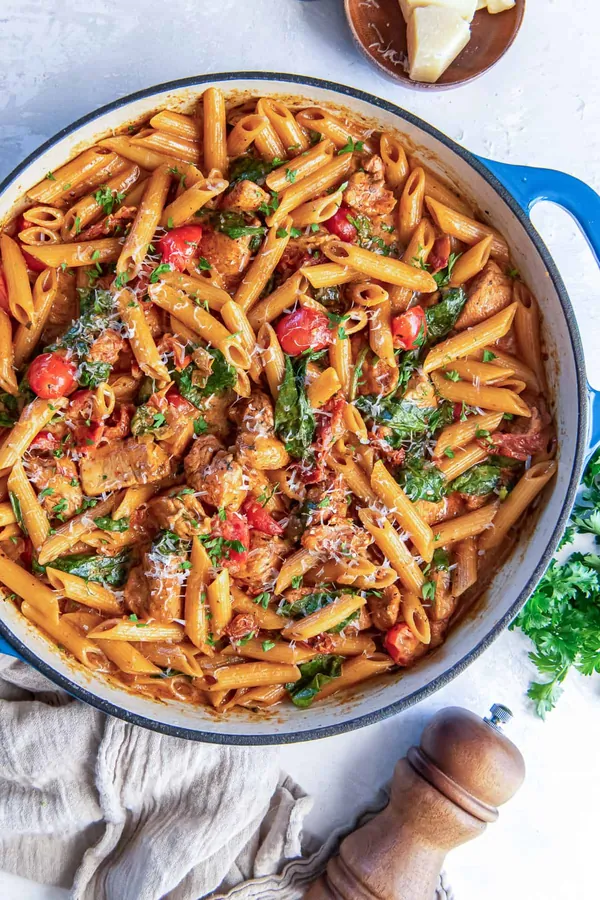 Tuscan Chicken Pasta