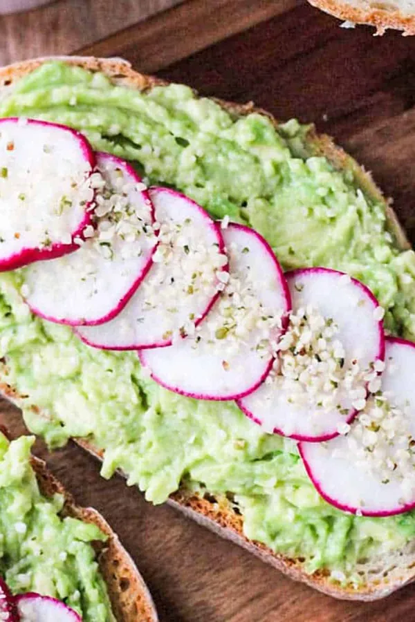Vegan Avocado Toast with Radish