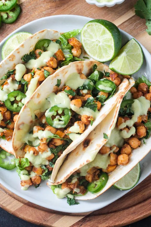 Vegan Chickpea Tacos