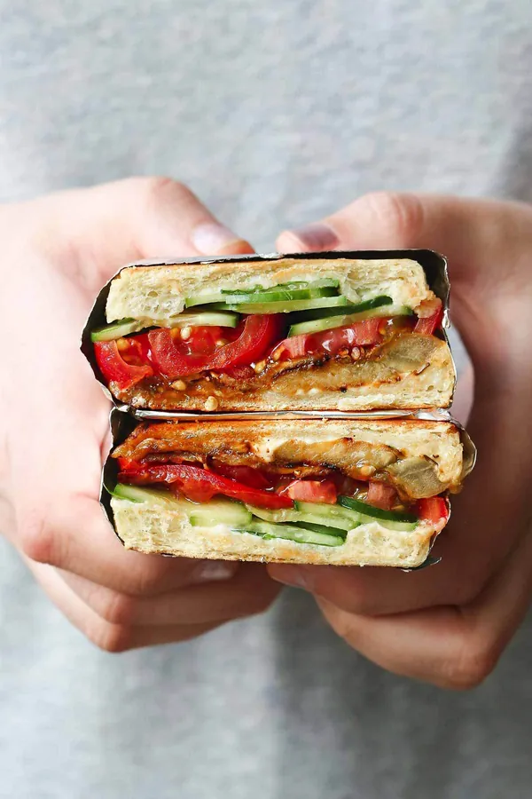 Vegan Eggplant Sandwich