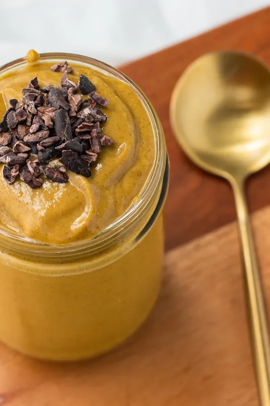 vegan golden milk protein smoothie - anti inflammatory
