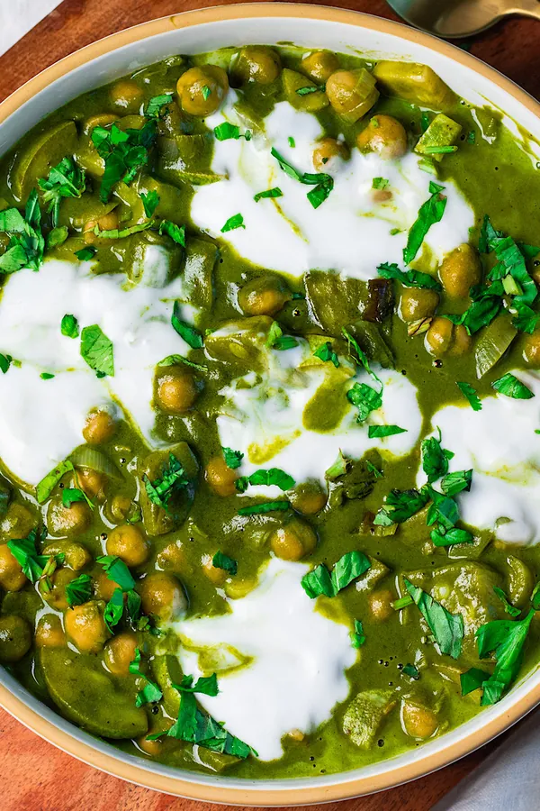 Vegan Green Goddess Chickpeas
