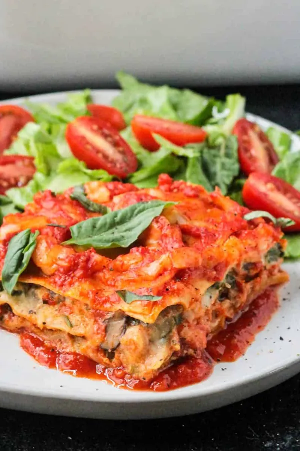 Vegan Vegetable Lasagna with Homemade Cashew Ricotta
