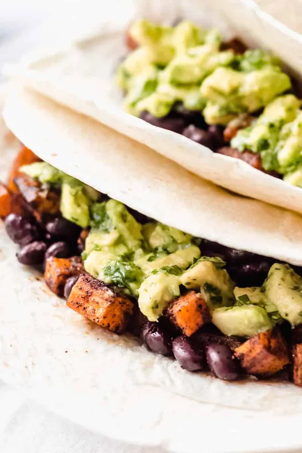 Vegetarian Sweet Potato Black Bean Tacos