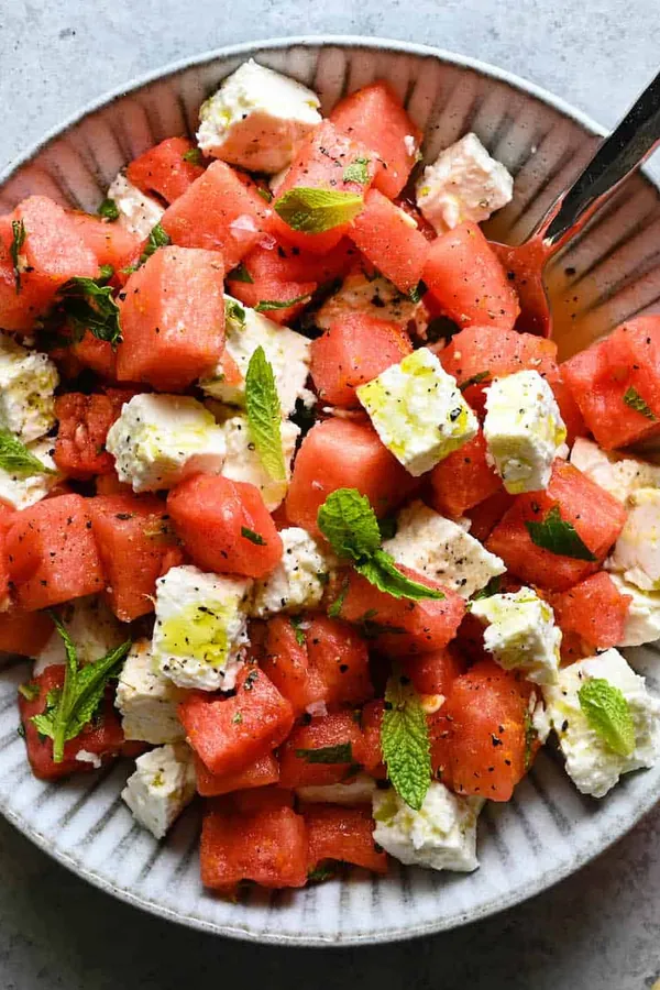 Watermelon and Mint Salad