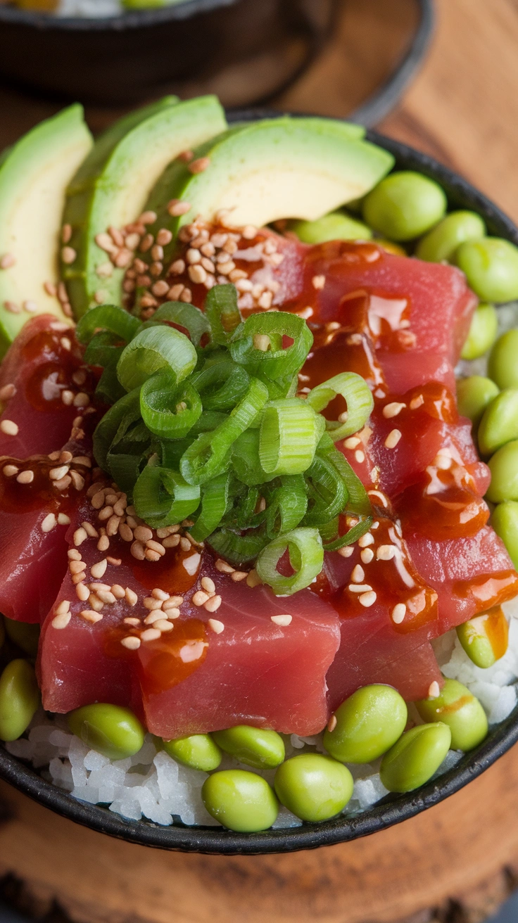 Ahi Tuna Poke Bowl
