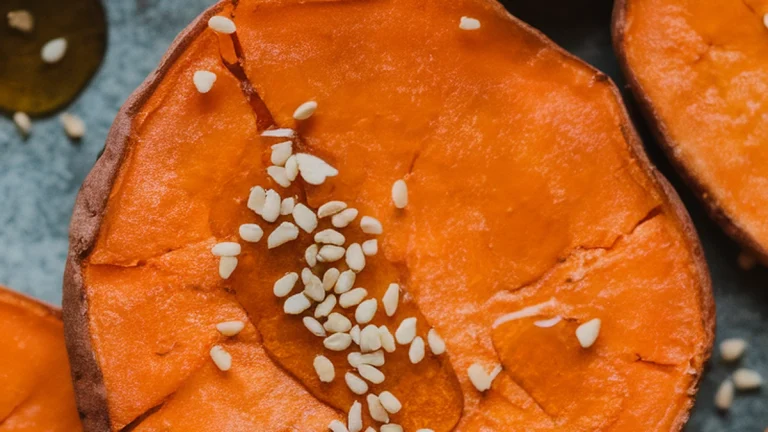 Air-Fried Sweet Potato Rounds - Featured