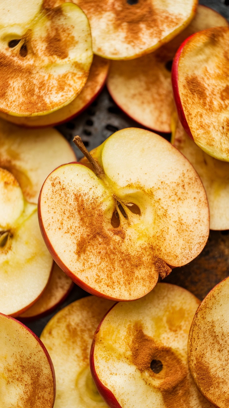 Air Fryer Cinnamon Apple Chips