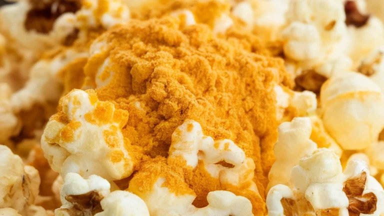 Air-Popped Popcorn with Nutritional Yeast - Featured