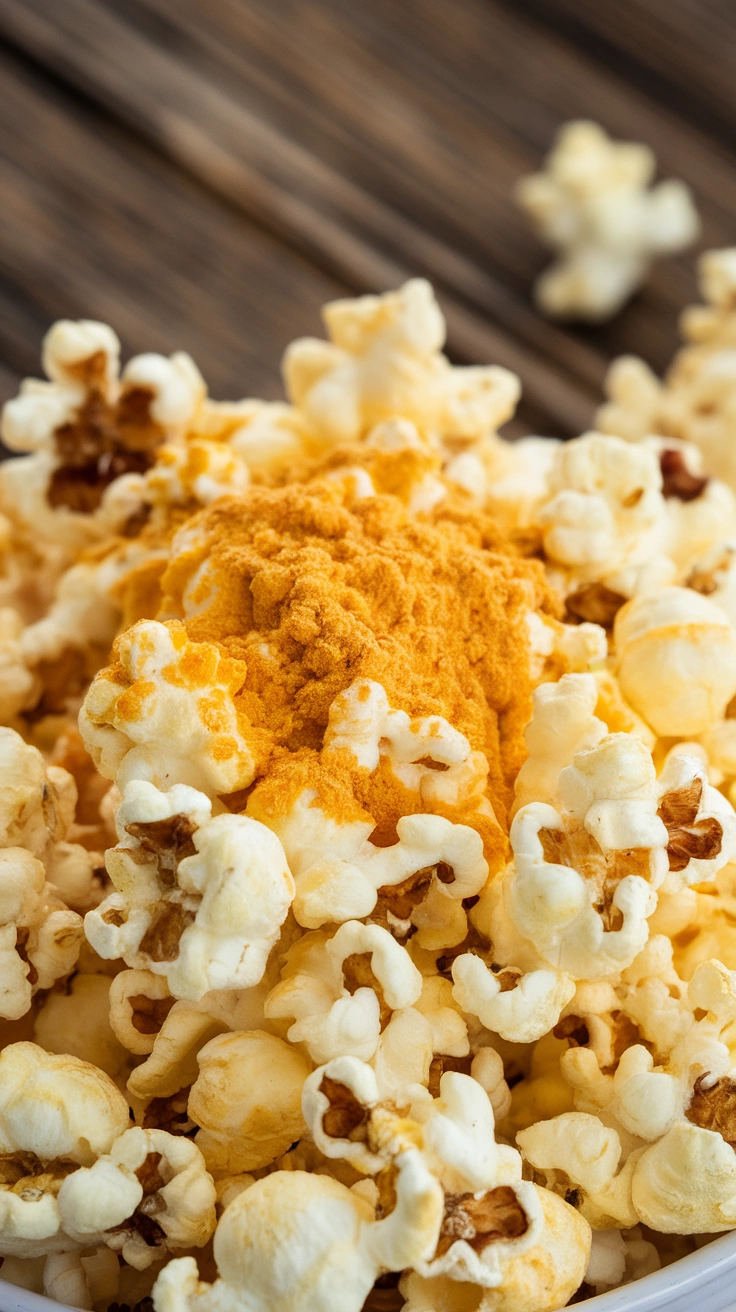 Air-Popped Popcorn with Nutritional Yeast