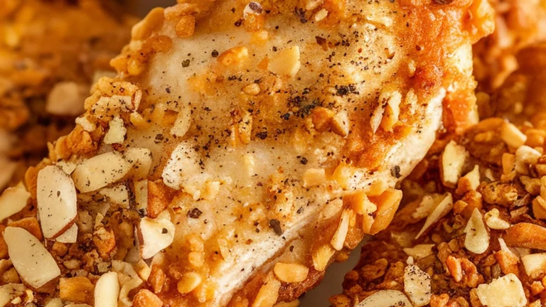 Almond Crusted Air Fryer Chicken Tenders - Featured