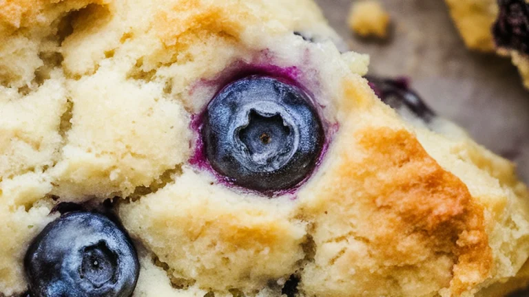 Almond Flour Lemon Blueberry Scones - Featured