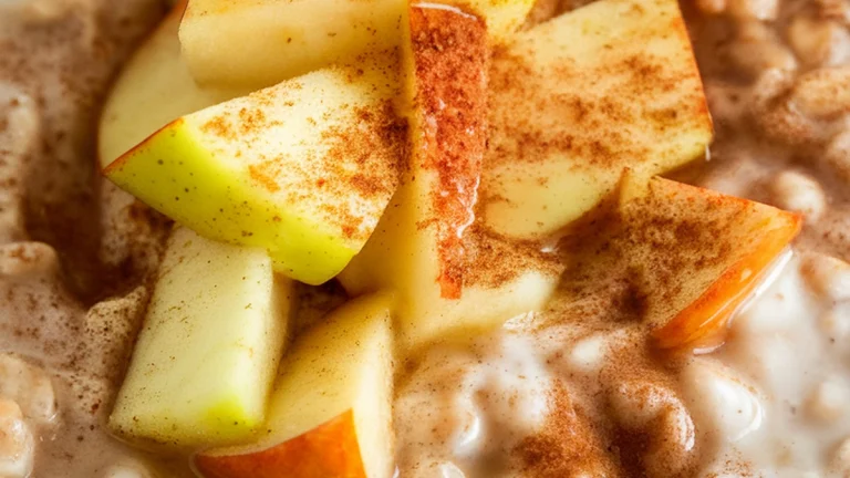 Apple Cinnamon Overnight Oats - Featured