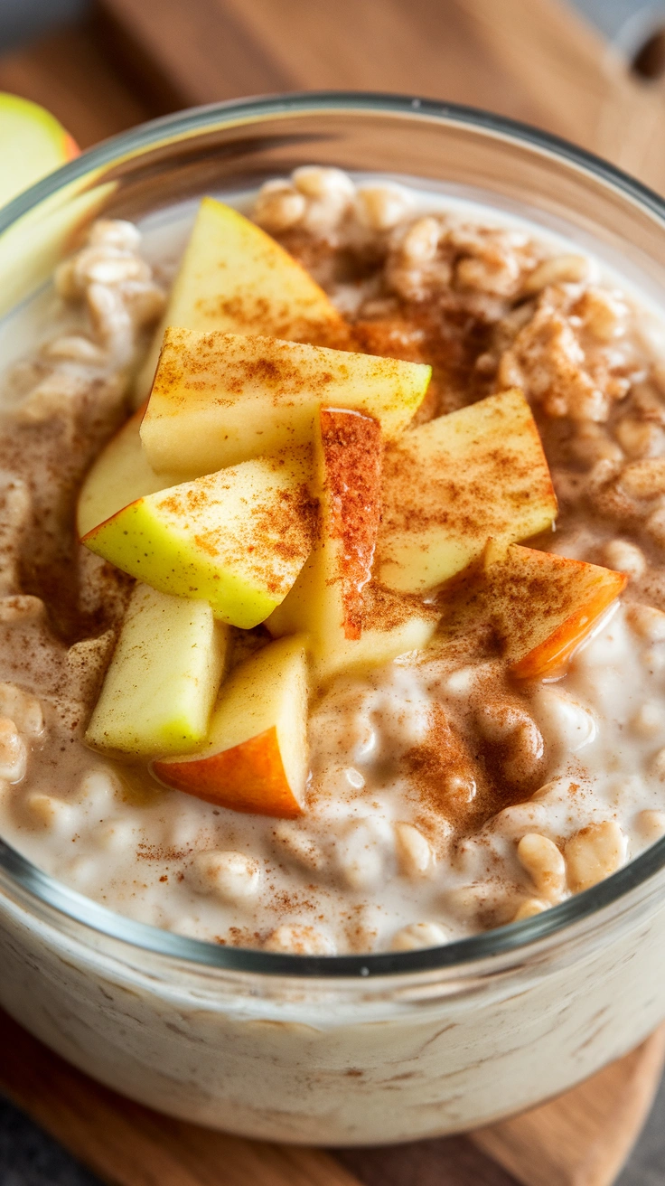 Apple Cinnamon Overnight Oats