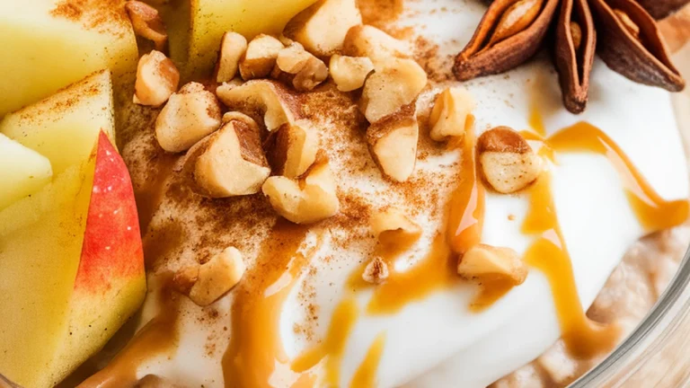 Apple Pie Overnight Oats - Featured