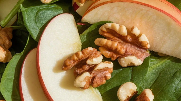 Apple Walnut Spinach Salad - Featured