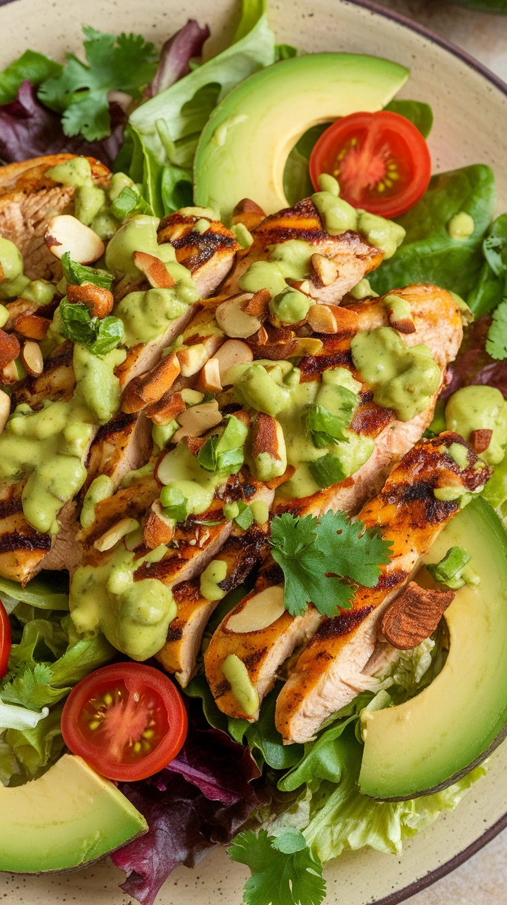 Avocado BBQ Chicken Salad